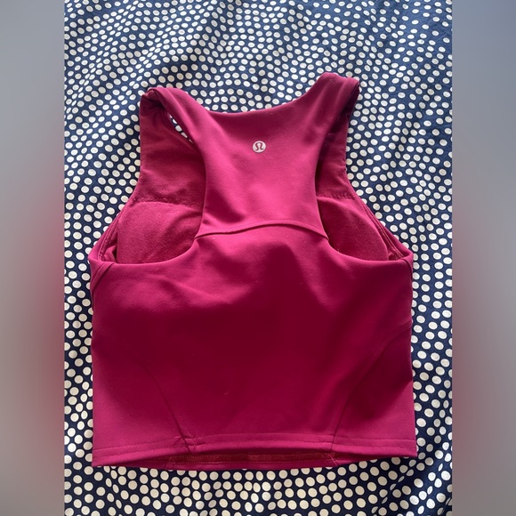 Lululemon Pomegranate Wunder Train Racerback Tank Top Wmn Size 0 - Picture 3 of 9